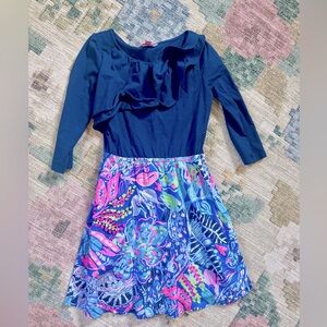 Lilly Pulitzer long sleeved dress size large (8-10)